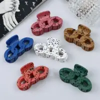 Крабик для волос &laquo;Флоранс&raquo;, звенья, 7 см, МИКС