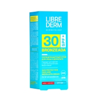 Солнцезащитный крем для лица и зоны декольте Librederm Bronzeada SPF30, 50 мл