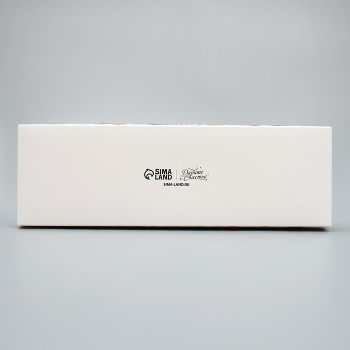 Коробка для для муссовых пирожных &laquo;С Новым годом, тепла и уюта&raquo;, 27 х 8.6 х 6.5 см, Новый год