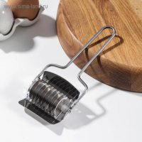 Нож для нарезания домашней лапши KONFINETTA &laquo;Профи&raquo;, 5 мм, 17,5&times;7,5&times;3 см, цвет серебристый