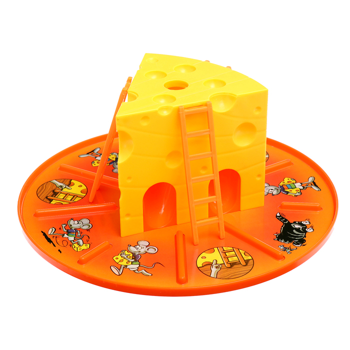 Настольная игра-бродилка &laquo;Сырные дела&raquo;: кубик, фишки-мышки, кот, сырные кусочки, 2-4 игрока, 3+