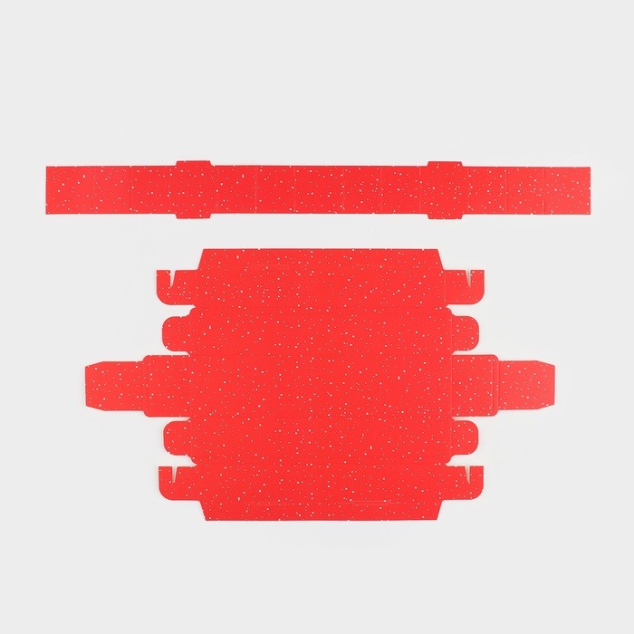 Коробка для конфет, кондитерская упаковка, 5 ячеек, &laquo;Снежный город&raquo;, 5 х 21 х 3.3 см, Новый год