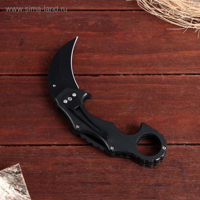 Нож-керамбит "Азраил" 18,5см, клинок 65мм/1,2мм