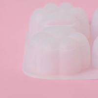 Молд Доляна &laquo;Лапки&raquo;, силикон, 9,5&times;9&times;2,5 см, ячейка 4&times;4 см, цвет белый