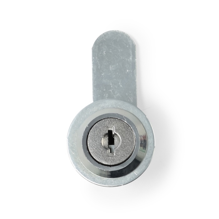 Замок почтовый ТУНДРА LC2, 17х16х50 мм, 2 английских ключа, хром