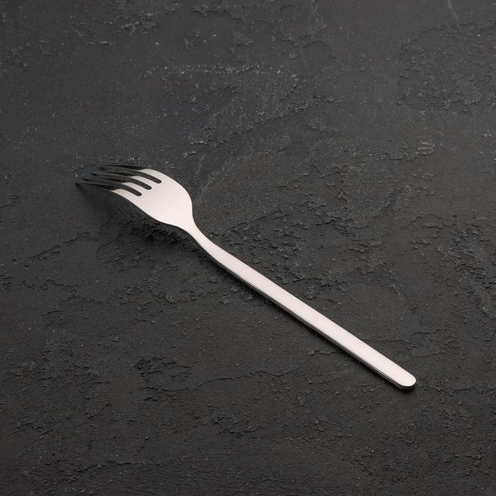 Вилка столовая из нержавеющей стали Magistro &laquo;Олин&raquo;, h=21 см, цвет серебряный