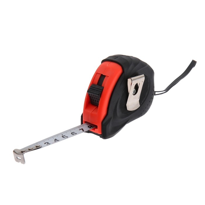 Рулетка ЛОМ, обрезиненный корпус, 3 м х 15 мм