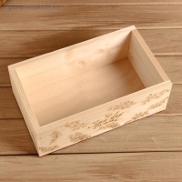 Ящик деревянный "Spa day at home", 24.5&times;14&times;8 см, микс