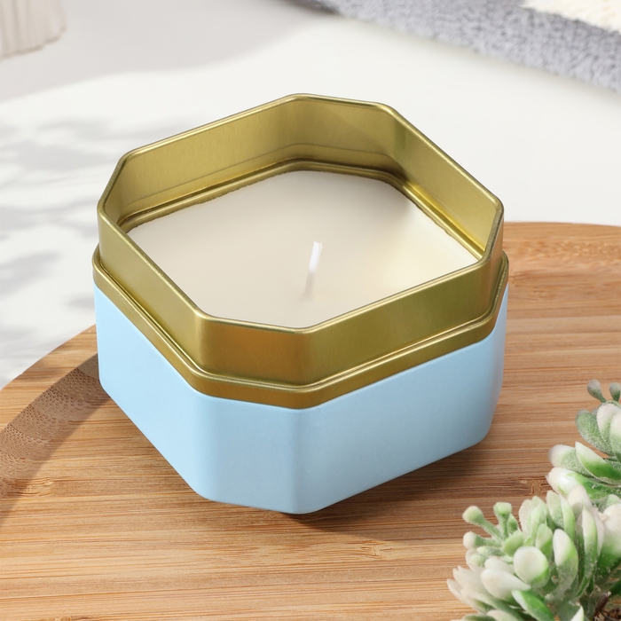 Свеча ароматическая в банке "Aromatic Candle", английская груша и фрезия, большая