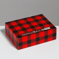 Коробка подарочная новогодняя складная &laquo;Новый год&raquo;, 16.5 х 12.5 х 5 см, Новый год