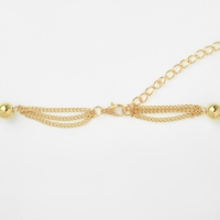 Бусы &laquo;Авангард&raquo; галос, цвет золото, 40см