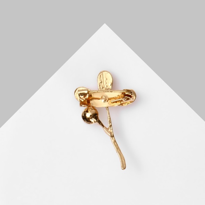 Брошь &laquo;Цветок&raquo; трилистник, цвет МИКС (неделимая фас. 12шт, цена за шт)