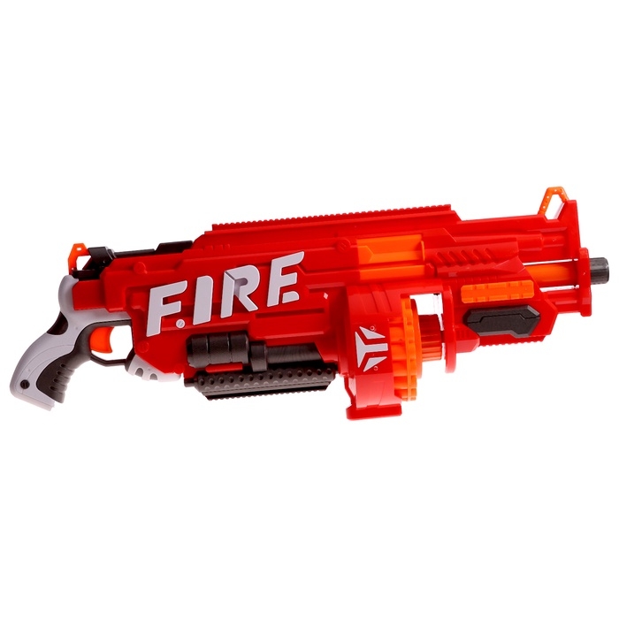 Бластер &laquo;Огненный&raquo;, стреляет мягкими пулями, работает на батарейках