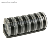 Набор для специй &laquo;Цилиндр&raquo;, 6 шт на подставке, 19&times;8&times;9 см