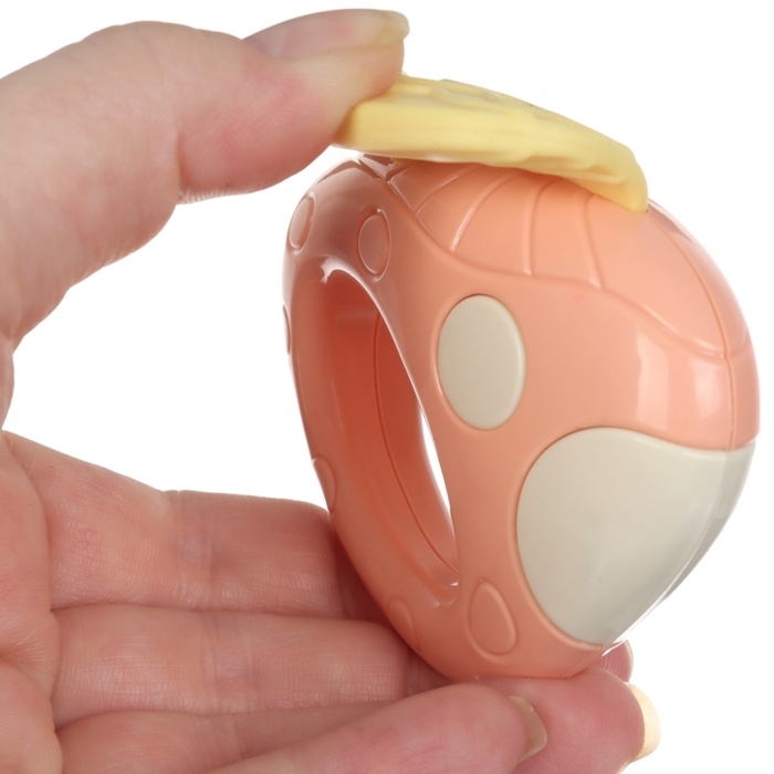 Погремушка с прорезывателем &laquo;Овощной МИКС, Крошка Я: Грибочек&raquo;, цвет МИКС, Крошка Я