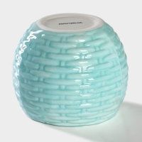 Сахарница Доляна &laquo;Зайка&raquo;, 650 мл, цвет голубой