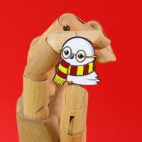 Значки деревянные, неразлучники &laquo;Наша дружба это магия&raquo;, 2 шт., 8 х 12 см.