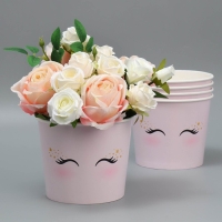 Стакан для цветов &laquo;Глазки&raquo;, 1500 мл