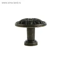 Ручка-кнопка ТУНДРА VINTAGE 004, цвет бронза