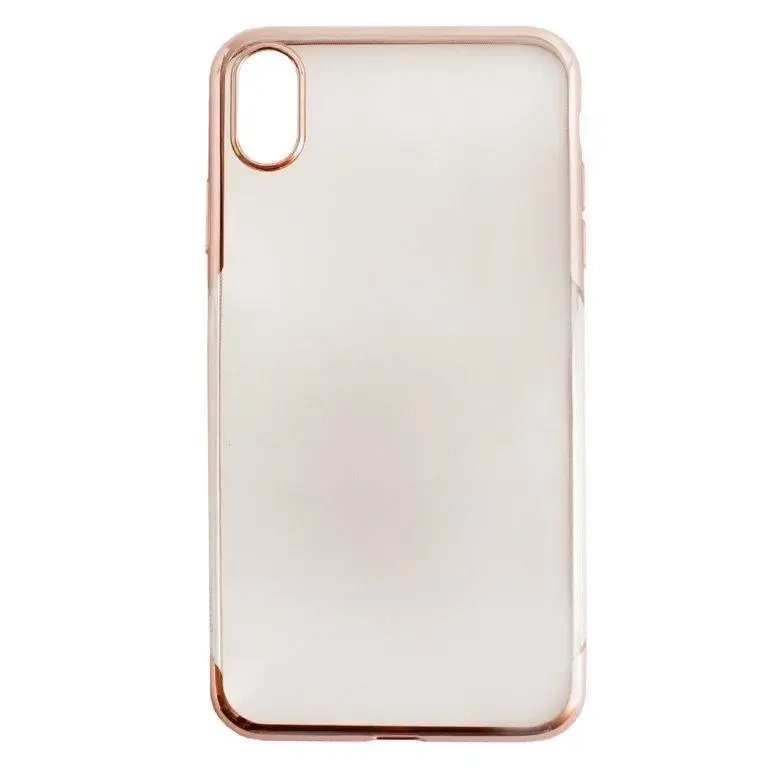 Чехол Iph XS Max Baseus Shining с рамкой золото