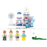 Конструктор Розовая Мечта &laquo;Дом с бассейном&raquo;, 446 деталей