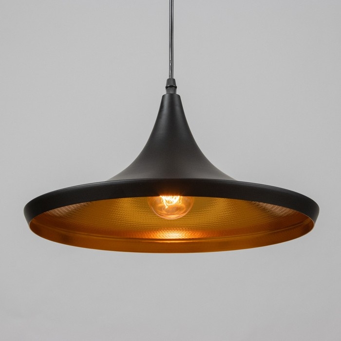 Светильник BayerLux Подвес "Дельта" 1x40Вт E27 черный 36х36х118 см