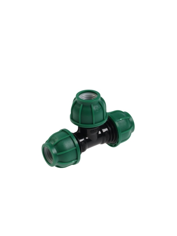 Тройник ПНД ZEIN, 20 мм, цанга