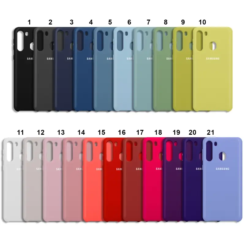 Чехол Samsung A21 Silicone Cover