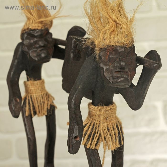 Сувенир &laquo;Аборигены на охоте&raquo;, 22 см, дерево