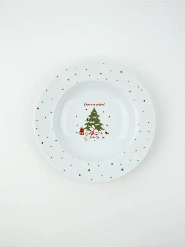 Тарелка глубокая &laquo;Новогодние истории&raquo;, 21 см