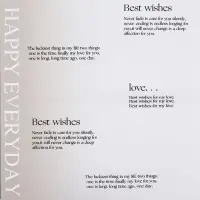 Пленка для цветов матовая, &laquo;Счастье каждый день&raquo;, 58&times;58 см, кофе с молоком