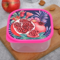 Ланч-бокс квадратный &laquo;Гранат&raquo;, 700 мл