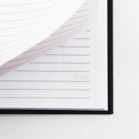 Ежедневник А5, 160 л. твердая обложка &laquo;Черный&raquo;