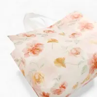 Сумка пляжная Цветы, 50*20*40, отд без молнии, розовый