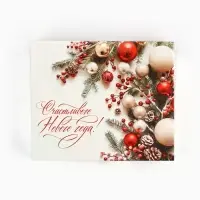 Упаковка для кондитерских изделий &laquo;Счастливого Нового года!&raquo;, 20 х 17 х 6 см