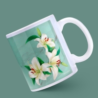 Кружка &laquo;8 марта&raquo; лилии, 320 мл