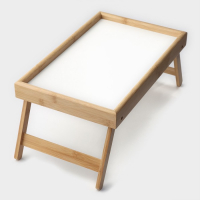 Поднос для завтрака с ножками Доляна, 46,5&times;25 см, бамбук