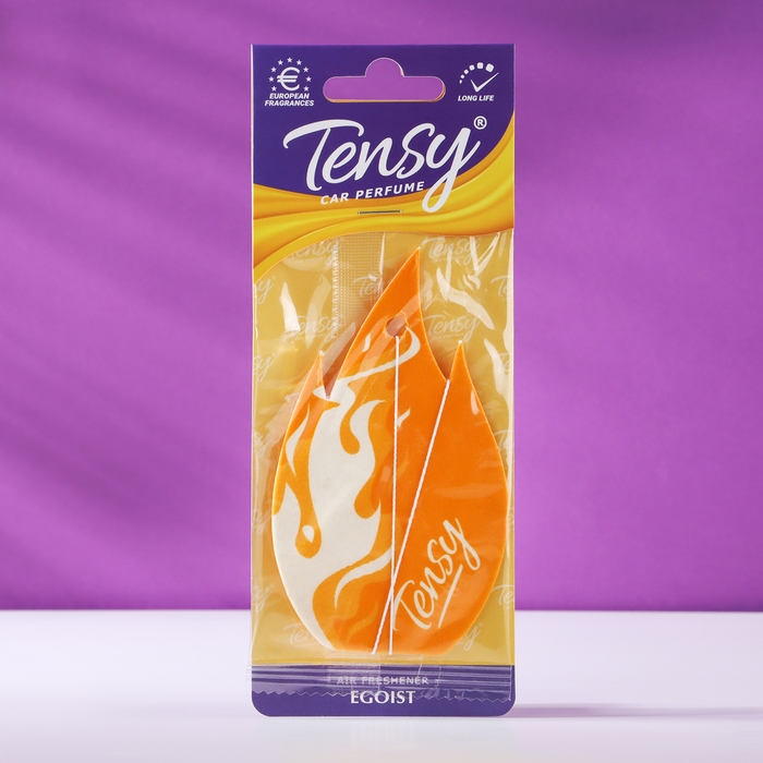 Ароматизатор подвесной Tensy картонный, Эгоист TA-07 МИКС
