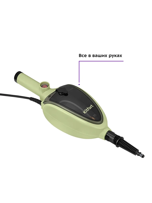 Паровая швабра &laquo;2 в 1&raquo; с насадками КТ-3915 - 1300 Вт