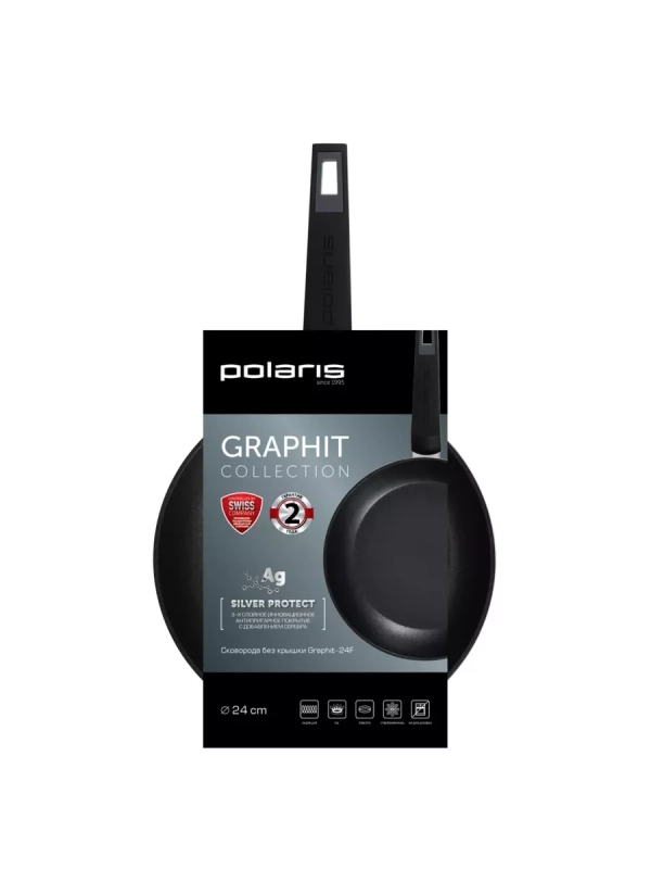 Сковорода 24 см Graphit-24F для индукционной плиты