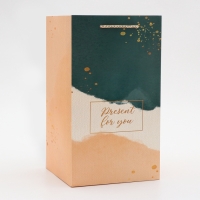 Переноская для цветов с вкладышем, "Present", с ручками, 20 х 20 х 35 см