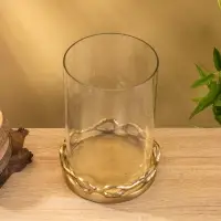 Подсвечник "Цепи" алюминий 16,5х16,5х20 см