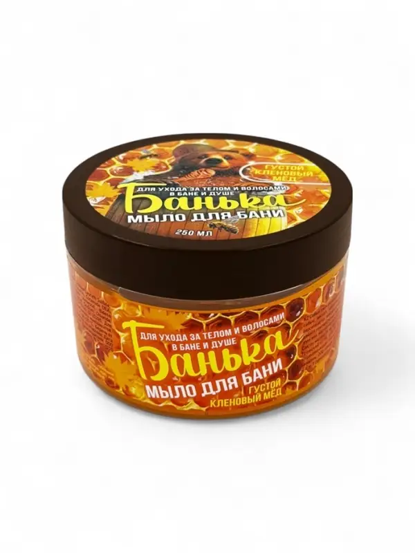 Мыло для бани густое &laquo;Банька&raquo; кленовый мёд, 250 мл