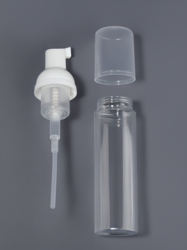 Бутылочка д/хранения с дозатором пенообраз 85мл d3,6*15см прозр ОТ