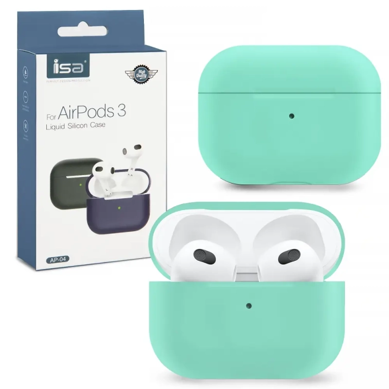 Чехол Apods 3 Silicon Case ISA Mint