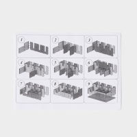 Подставка - органайзер деревянный барный Доляна, под стаканы, крышки, трубочки, салфетки, 40&times;25&times;15 см