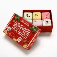 Набор бомбочки для ванны с добавками &laquo;Праздничная посылка&raquo;, 6&times;70 г, Чистое счастье