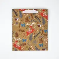 Набор пакетов крафтовых &laquo;Новогоднее поздравление&raquo;