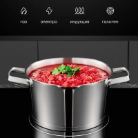 Кастрюля со стеклянной крышкой Loretto-24C