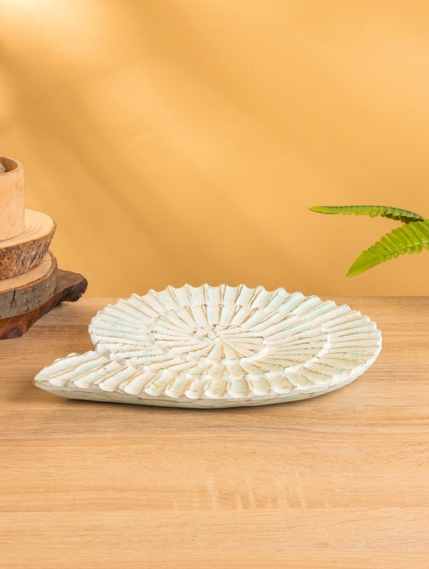 Набор сувенирный &laquo;Ракушки&raquo;, 30 см, 22 см, 17 см, дерево, бирюзовый